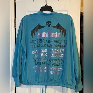 Disney Parks Haunted Mansion Windbreaker Bomber Jacket Madame Leota Hollywood
